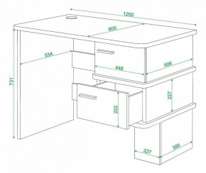 Стол письменный Домино СД-15С в Югорске - yugorsk.mebel24.online | фото 4