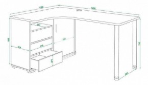 Стол письменный Домино СР-145СМ в Югорске - yugorsk.mebel24.online | фото 5