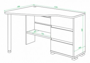 Стол письменный Домино СР-322С в Югорске - yugorsk.mebel24.online | фото 2