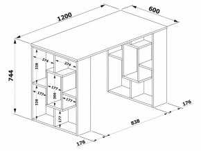 Стол письменный СПм-15 в Югорске - yugorsk.mebel24.online | фото 3