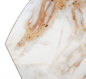 Стол TERAMO 135 GLOSS GRAND JADE SOLID CERAMIC, керамика, поворотн.механизм / Черный каркас, ®DISAUR в Югорске - yugorsk.mebel24.online | фото 13