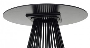 Стол TERNI 120 MATT BLACK MARBLE SOLID CERAMIC Черный мрамор матовый, керамика /Черн.каркас, ®DISAUR в Югорске - yugorsk.mebel24.online | фото 6