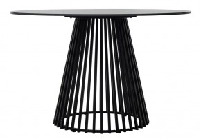 Стол TERNI 120 MATT BLACK MARBLE SOLID CERAMIC Черный мрамор матовый, керамика /Черн.каркас, ®DISAUR в Югорске - yugorsk.mebel24.online | фото 7