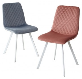 Стул DAIQUIRI BLUVEL-52 PINK / белый каркас, велюр М-City в Югорске - yugorsk.mebel24.online | фото 2