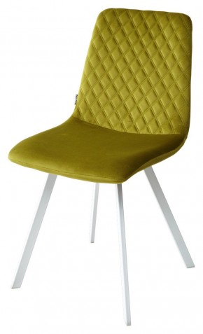 Стул DAIQUIRI BLUVEL-75 OLIVA / белый каркас, велюр М-City в Югорске - yugorsk.mebel24.online | фото 4