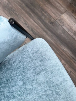 Стул ДИЛЛ, цвет RAIN 7 бриз, велюр / черный каркас М-City в Югорске - yugorsk.mebel24.online | фото 4