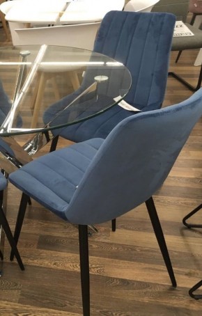 Стул FLIP пепельно-синий, велюр G108-66 М-City в Югорске - yugorsk.mebel24.online | фото 2