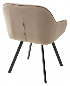 Стул GALE 360 град. поворот. BLUVEL-40 BEIGE, велюр/ черный каркас, М-City в Югорске - yugorsk.mebel24.online | фото 4