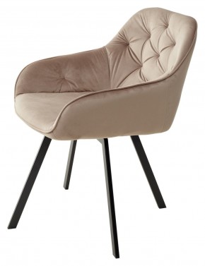 Стул GALE 360 град. поворот. BLUVEL-40 BEIGE, велюр/ черный каркас, М-City в Югорске - yugorsk.mebel24.online | фото 5