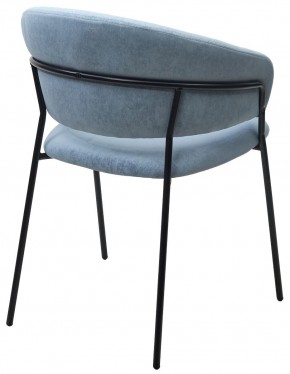 Стул ГЕММА, цвет RAIN 13 blue, велюр / черный каркас М-City в Югорске - yugorsk.mebel24.online | фото 9