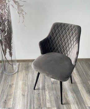 Стул HERMAN 360 град. ГРАФИТ #14, велюр / черный каркас М-City в Югорске - yugorsk.mebel24.online | фото 3