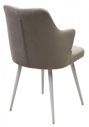 Стул HERMAN 360 град. ЛАТТЕ #25, велюр / белый каркас М-City в Югорске - yugorsk.mebel24.online | фото 5