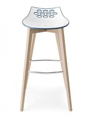 Стул JAM W CB/1487, ash.P12 smoke/ P799-P12P WHITE/ GLOSSY SKY BLUE в Югорске - yugorsk.mebel24.online | фото