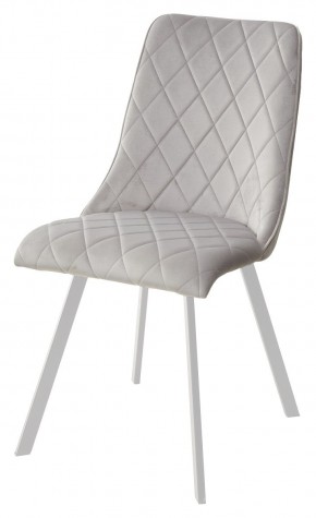 Стул TYCOON BLUVEL-03 LIGHT GREY / белый каркас М-City в Югорске - yugorsk.mebel24.online | фото 1