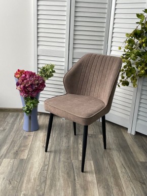 Стул VENA, цвет B5 Капучино, велюр / черный каркас М-City в Югорске - yugorsk.mebel24.online | фото 2
