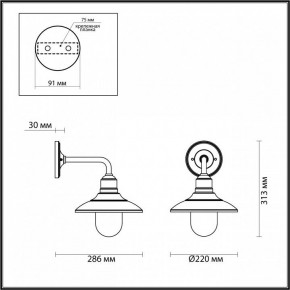 Светильник на штанге Odeon Light Campa 4965/1W в Югорске - yugorsk.mebel24.online | фото 4
