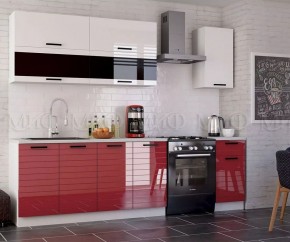 ТЕХНО-3 Кухонный гарнитур 2,0 м Компоновка №2 в Югорске - yugorsk.mebel24.online | фото 2