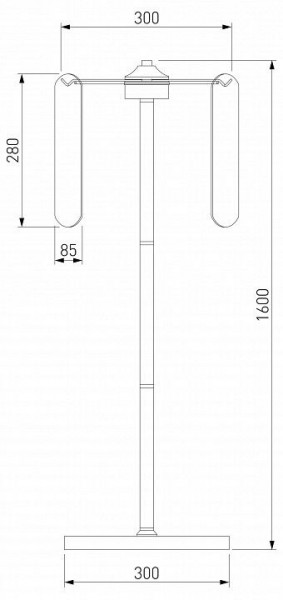 Торшер Eurosvet Claire 01171/3 золото в Югорске - yugorsk.mebel24.online | фото 3