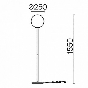 Торшер Maytoni Ring MOD013FL-01B в Югорске - yugorsk.mebel24.online | фото 4