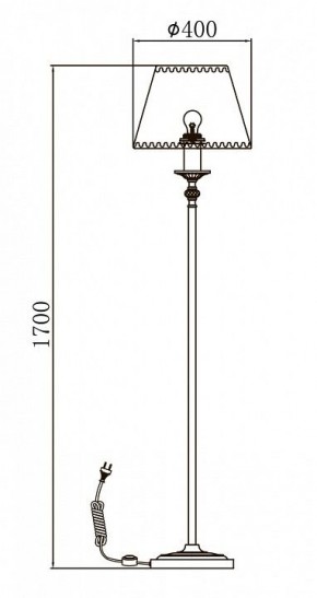 Торшер Maytoni Soffia RC093-FL-01-R в Югорске - yugorsk.mebel24.online | фото 3