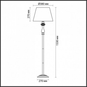 Торшер Odeon Light Gaellori 3393/1F в Югорске - yugorsk.mebel24.online | фото 3