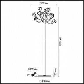 Торшер Odeon Light Gardi 5090/12F в Югорске - yugorsk.mebel24.online | фото 5