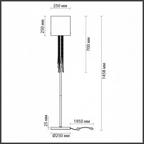 Торшер Odeon Light Nicole 4886/1F в Югорске - yugorsk.mebel24.online | фото 4