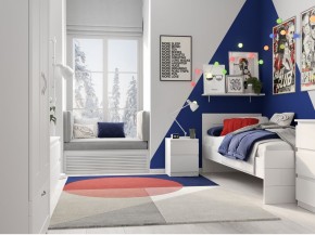 Тумба КАСТОР малая с двумя ящиками, цвет белый в Югорске - yugorsk.mebel24.online | фото 3