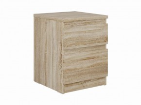 Тумба КАСТОР малая с двумя ящиками, цвет Дуб Сонома в Югорске - yugorsk.mebel24.online | фото