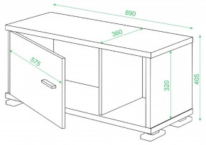 Тумба комбинированная Домино нельсон СБ-30/1 в Югорске - yugorsk.mebel24.online | фото 2