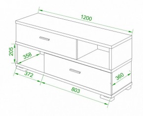 Тумба комбинированная Домино нельсон СБ-40/2 в Югорске - yugorsk.mebel24.online | фото 2