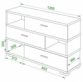 Тумба комбинированная Домино СБ-40/3-ПВК в Югорске - yugorsk.mebel24.online | фото 2