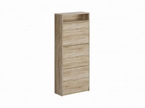 Тумба ОРИОН с тремя полками для обуви, цвет Дуб Сонома в Югорске - yugorsk.mebel24.online | фото