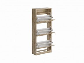 Тумба ОРИОН с тремя полками для обуви, цвет Дуб Сонома в Югорске - yugorsk.mebel24.online | фото 2