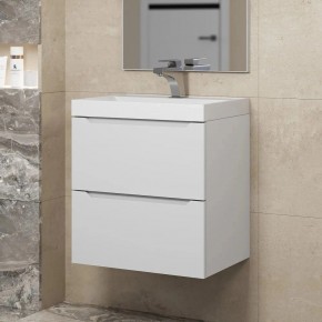 Тумба под раковину Uperwood Tanos 50 см, подвесная, белая матовая в Югорске - yugorsk.mebel24.online | фото 1