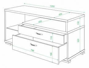 Тумба под ТВ Домино ТК-10 в Югорске - yugorsk.mebel24.online | фото 2