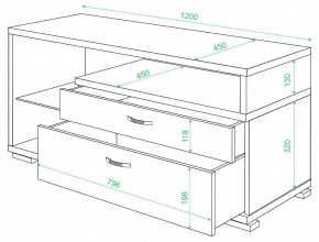 Тумба под ТВ Домино ТК-10М в Югорске - yugorsk.mebel24.online | фото 2