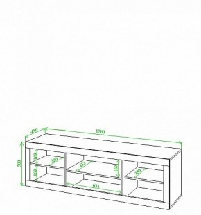 Тумба под ТВ Toivo Кон170 в Югорске - yugorsk.mebel24.online | фото 2