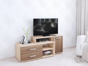 Тумба ТВ Парус-3 дуб сонома/ясень шимо в Югорске - yugorsk.mebel24.online | фото