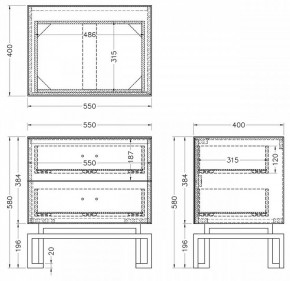 Тумбочка KFG085-NI в Югорске - yugorsk.mebel24.online | фото 5