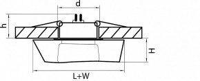 Встраиваемый светильник Lightstar Flutto 006430 в Югорске - yugorsk.mebel24.online | фото 3