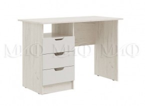 ЮНИОР-4 Стол с ящиками (Шарли Белый) в Югорске - yugorsk.mebel24.online | фото