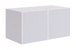 ЗЕФИР Антресоль двухдверная 118.01 (белый муар) в Югорске - yugorsk.mebel24.online | фото
